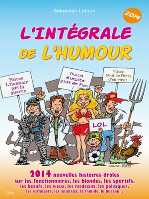 cover image of L'intégrale de l'humour 2014
